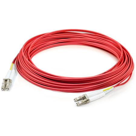 This Is A 3M Lc (Male) To Lc (Male) Red Duplex Plenum-Rated Fiber